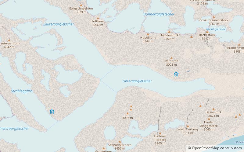 Aargletschers location map
