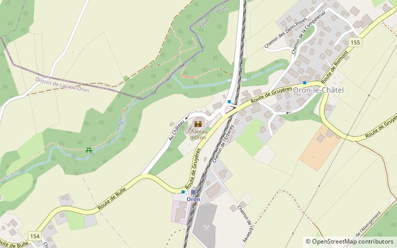 Schloss Oron location map
