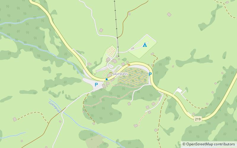 Przełęcz Jaun location map