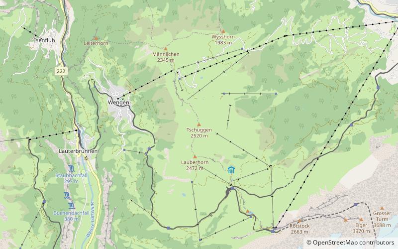 Tschuggen location map
