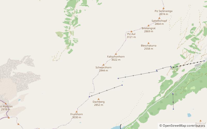 schwarzhorn location map