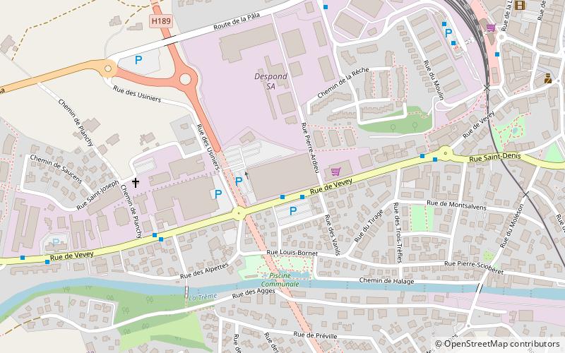 Espace Gruyère location map