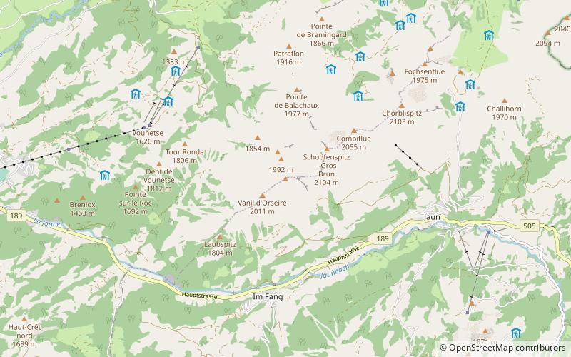Vanil d'Arpille location map