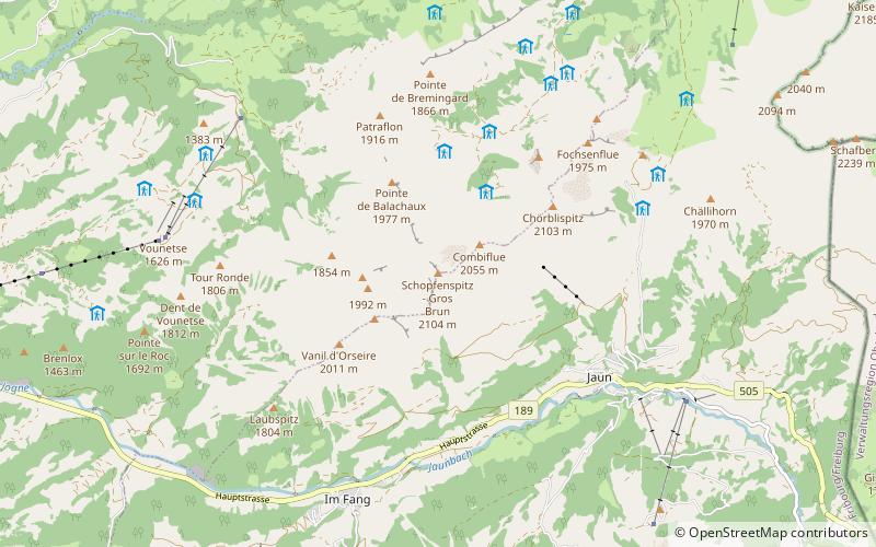 Schopfenspitz location map