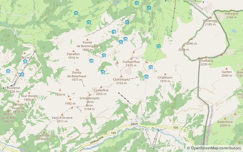 Chörblispitz location map