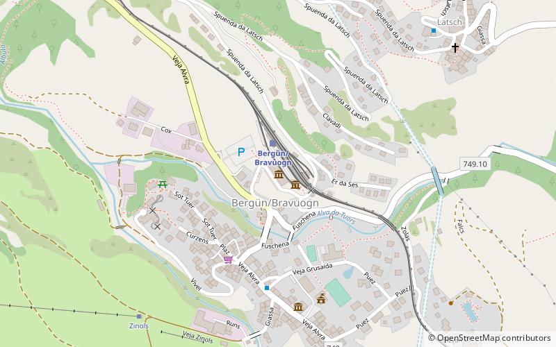 Bahnmuseum Albula location map