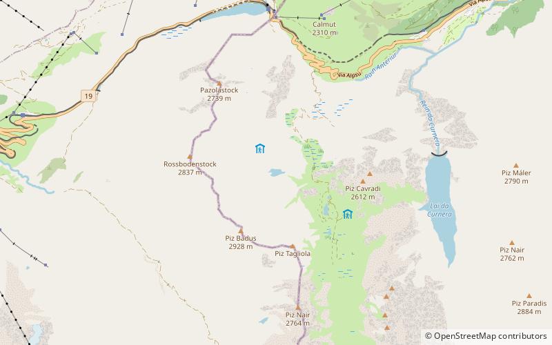 Lac de Toma location map