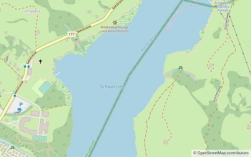 Schwarzsee location map