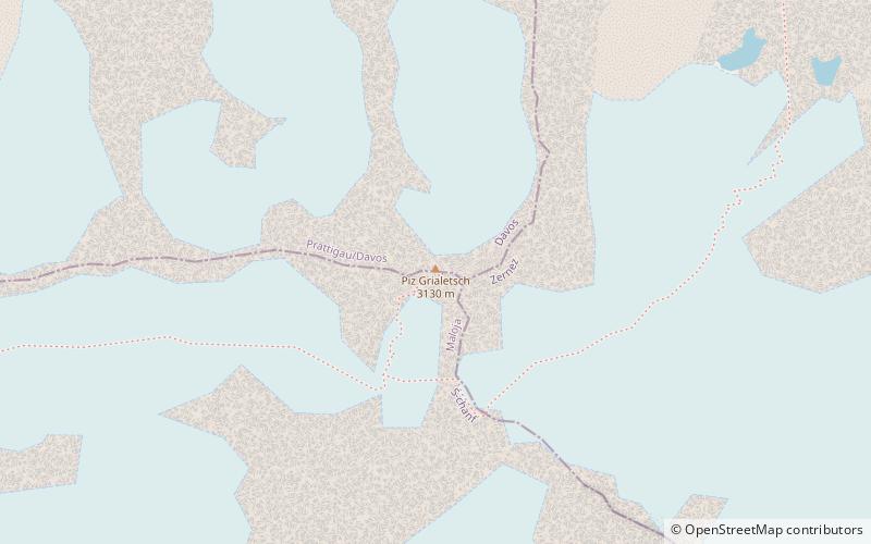 Piz Grialetsch location map