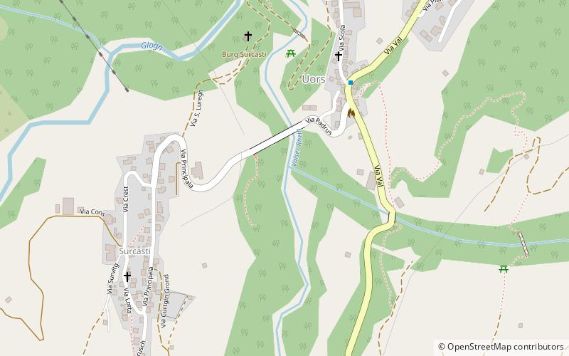 Valser Tal location map