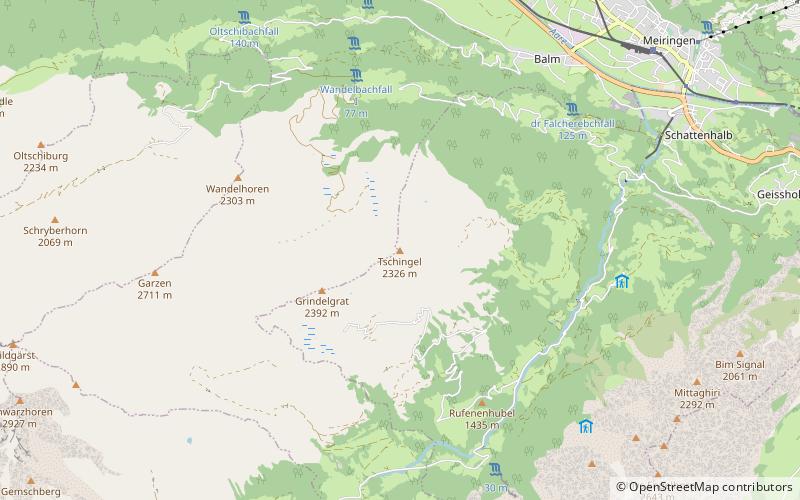 Tschingel location map
