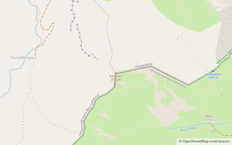 Gantrisch location map