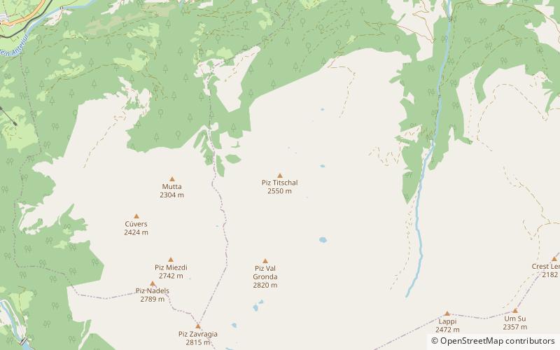 piz titschal location map