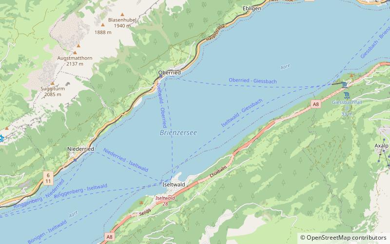 Lac de Brienz location map