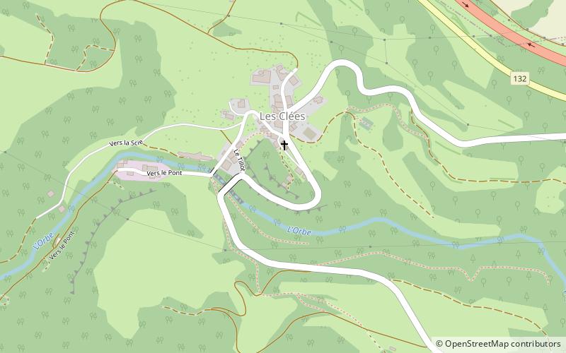 Château des Clées location map