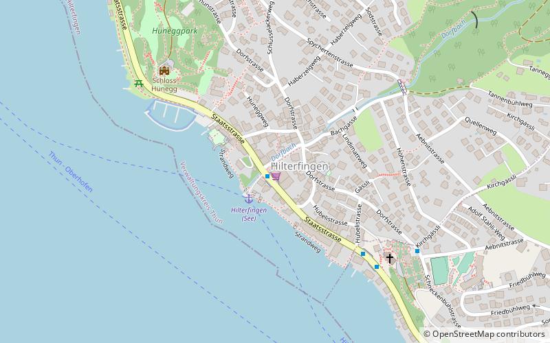 Hilterfingen-Hünibach location map