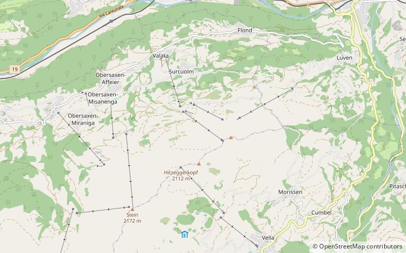 Piz Mundaun location map