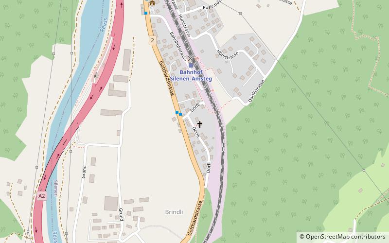 Meierturm Silenen location map