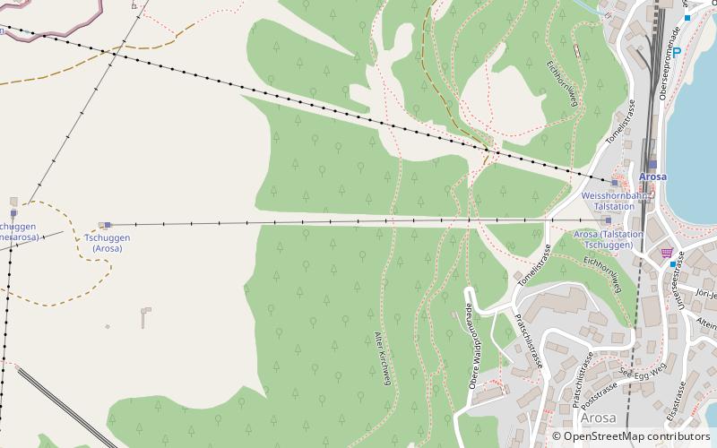 Tschuggen location map