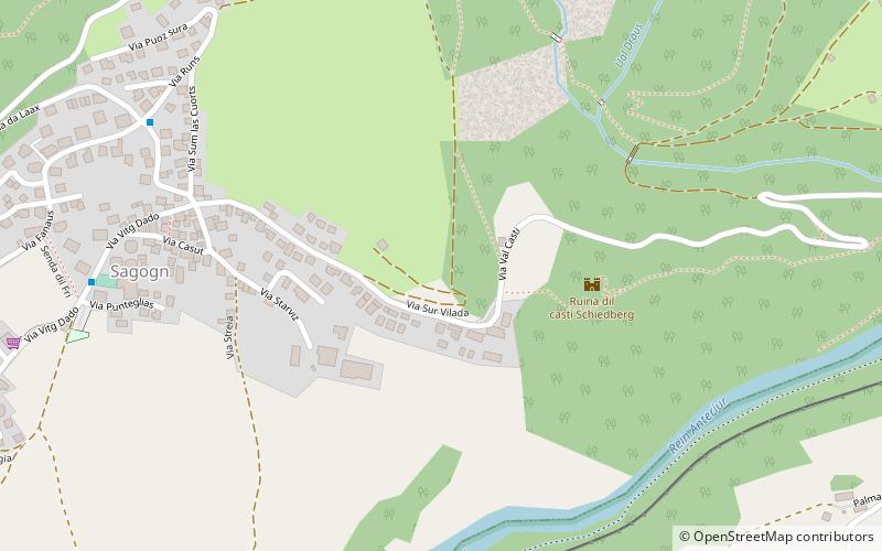 Schiedberg Castle location map