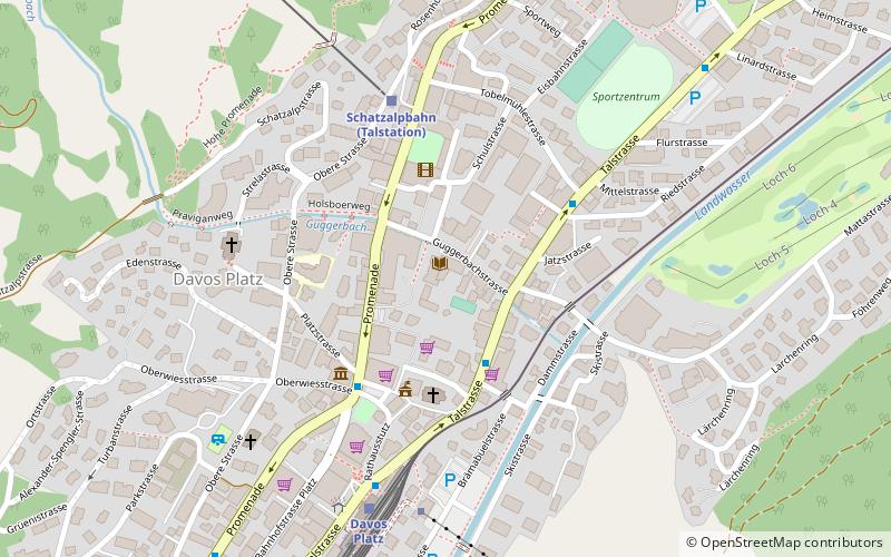 Eisstadion Davos location map