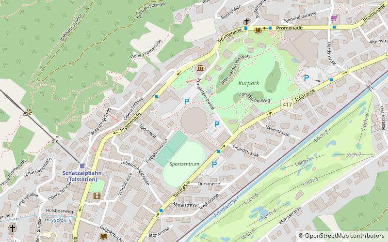 Eisstadion Davos location map