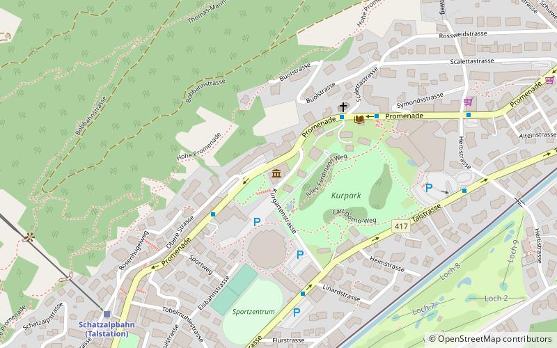 Kirchner Museum Davos location map