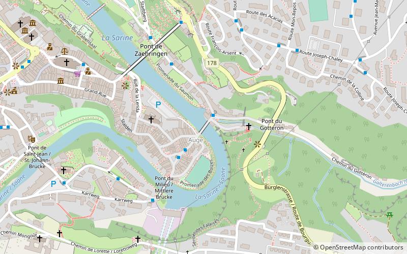 Bern Bridge location map