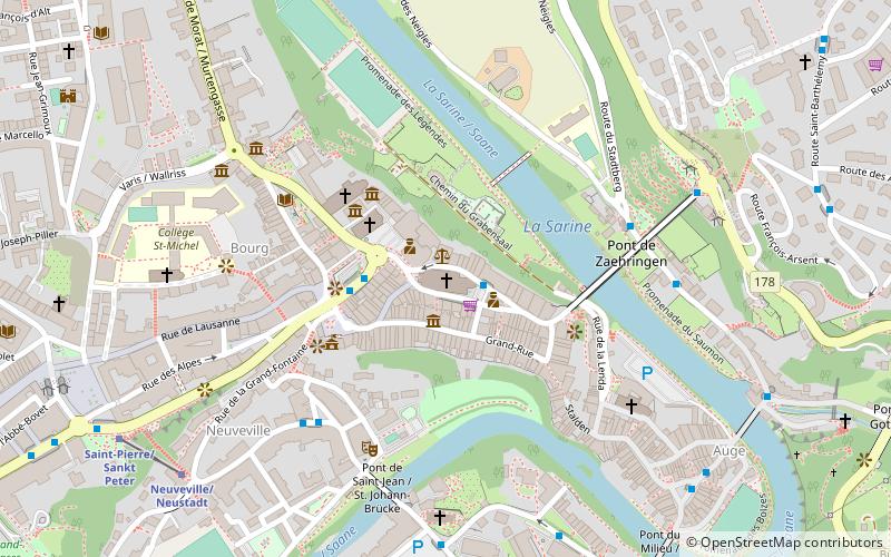 Cathédrale Saint-Nicolas de Fribourg location map