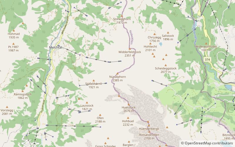Nünalphorn location map