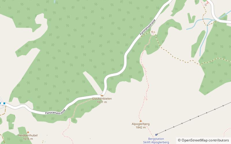 Glaubenbielen Pass location map