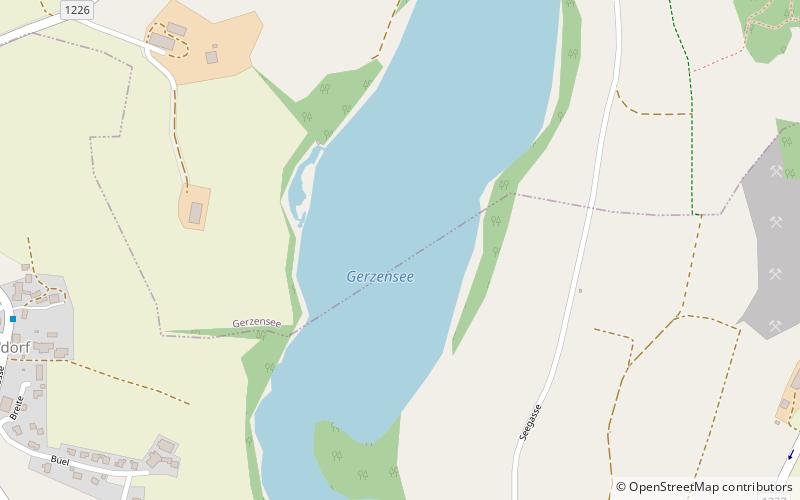 Gerzensee Lake location map