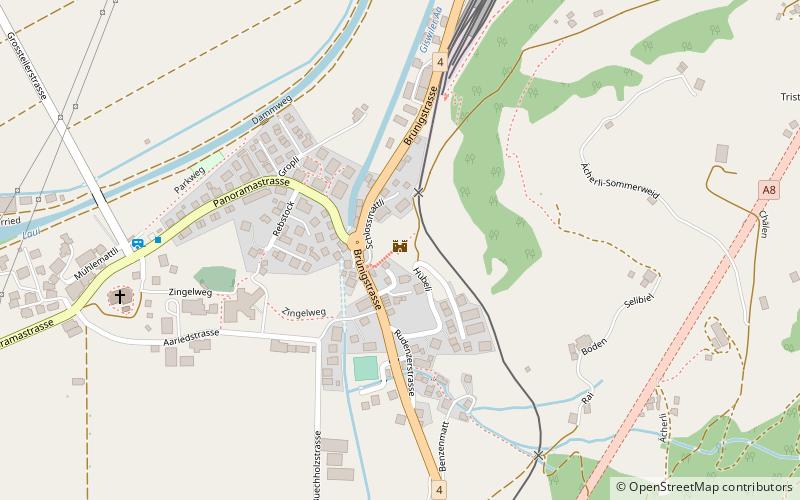 Burgruine Rudenz location map