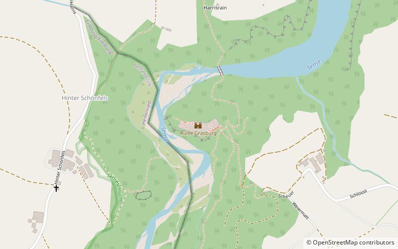 Grasburg Castle location map