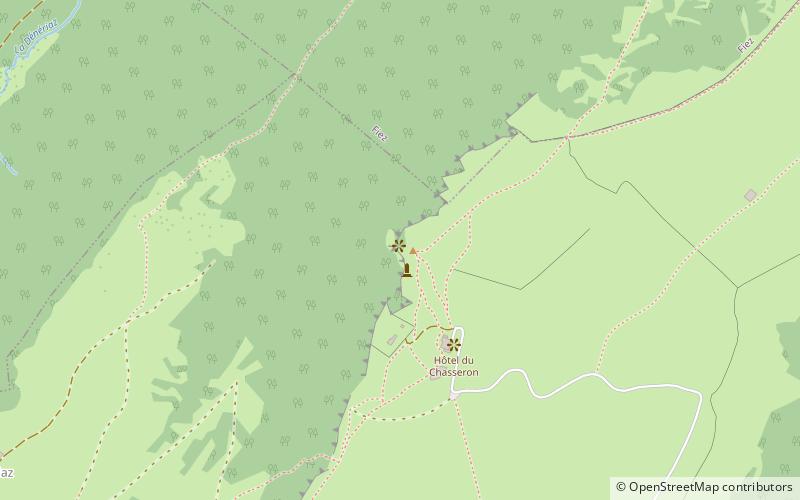 Le Chasseron location map