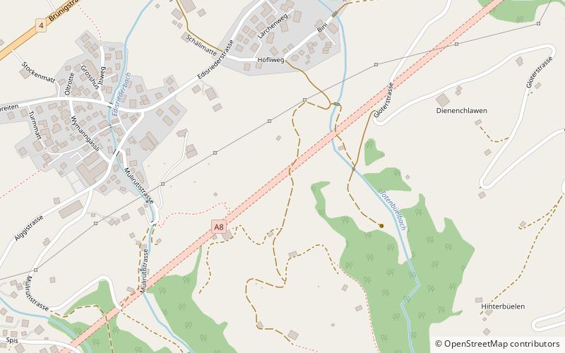 Umfahrungstunnel Sachseln location map