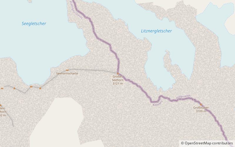 Gross Seehorn location map