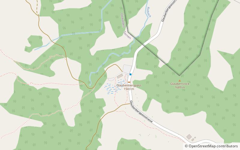 Glaubenberg location map