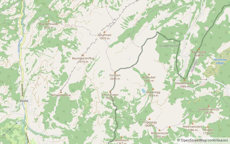 Fürstein location map
