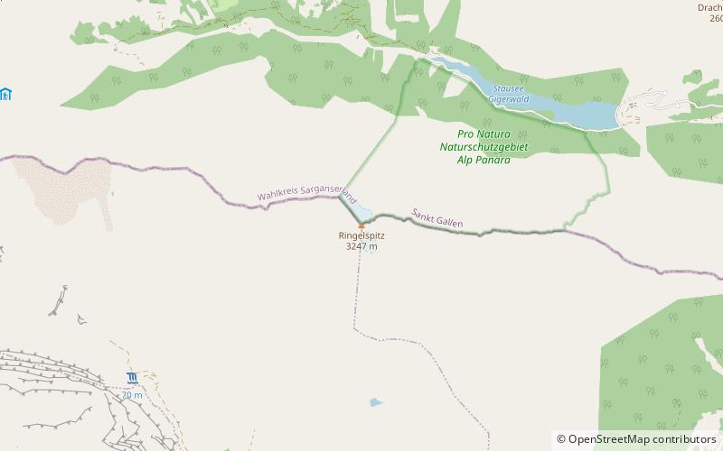 Ringelspitz location map