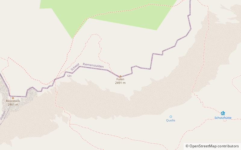 Fulen location map