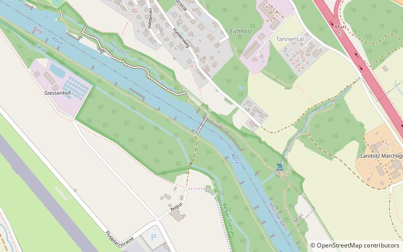 Auguetbrücke location map