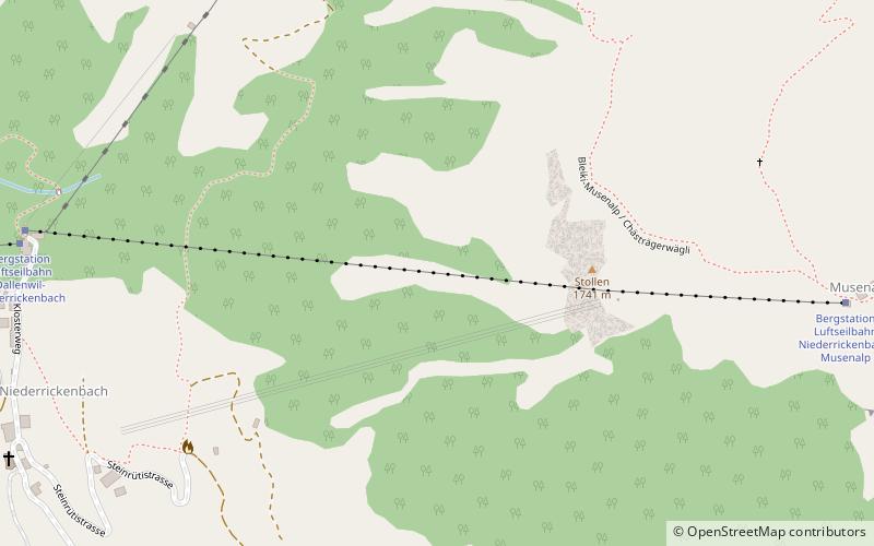 Musenalper Grat location map