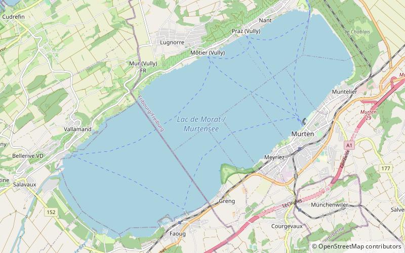 Lac de Morat location map