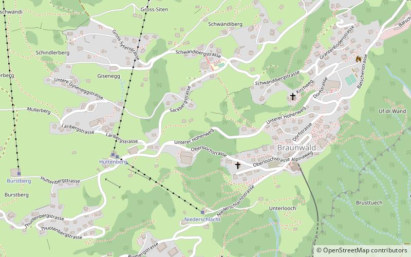 Braunwald location map