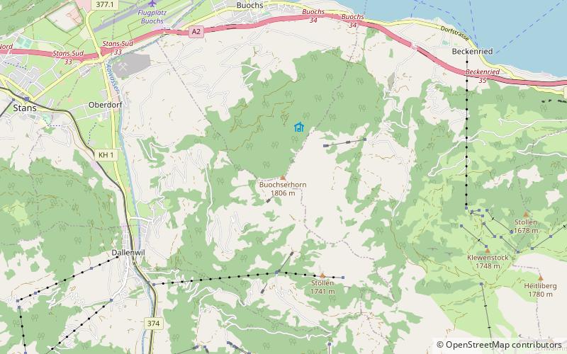 Buochserhorn location map