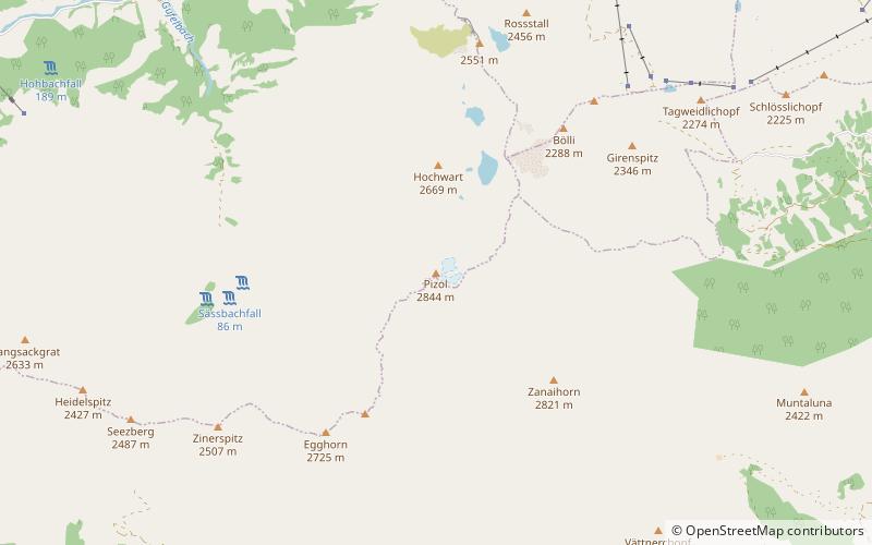 Pizol location map