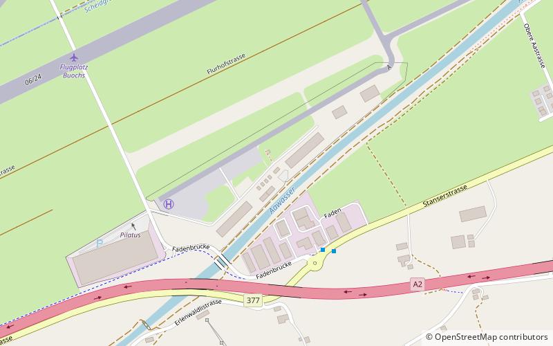 Airport Buochs AG location map