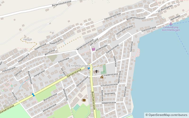 Ennetbürgen location map
