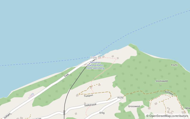 Treib location map